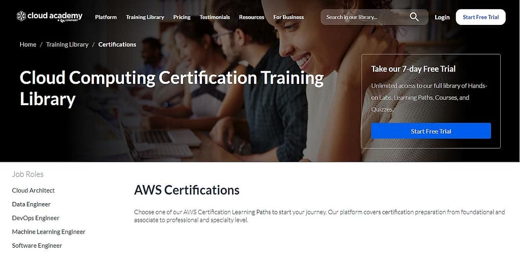 Cloud Academy how to get certified in cloud computing