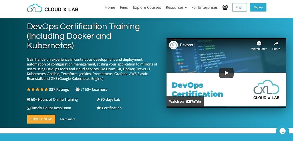 best devops certification by cloudxlab