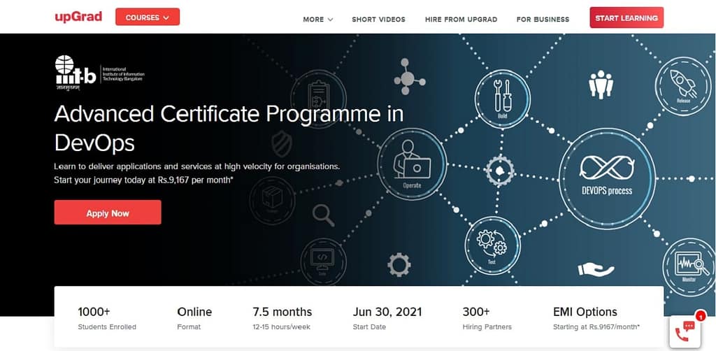 upgrad's best devops certification online