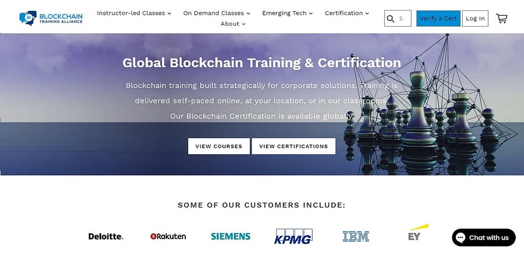 blockchain certification courses by blockchain training alliance
