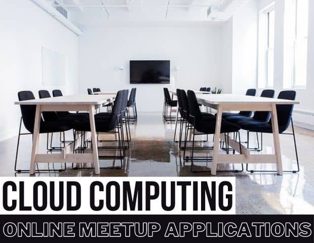 application of cloud computing for online meetup application